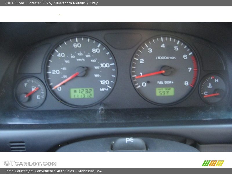 Silverthorn Metallic / Gray 2001 Subaru Forester 2.5 S