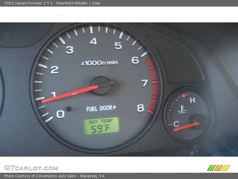 Silverthorn Metallic / Gray 2001 Subaru Forester 2.5 S