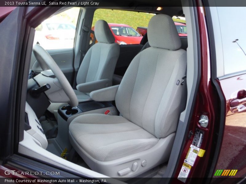 Salsa Red Pearl / Light Gray 2013 Toyota Sienna LE
