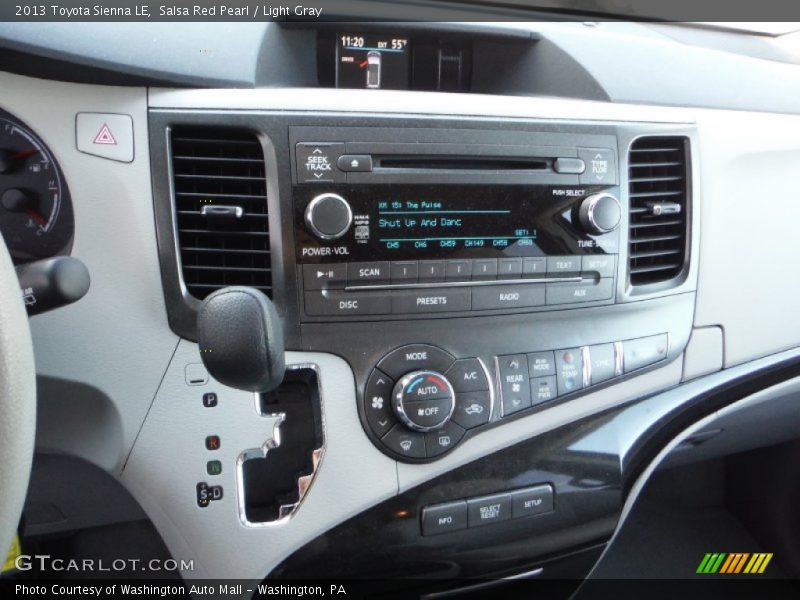 Salsa Red Pearl / Light Gray 2013 Toyota Sienna LE