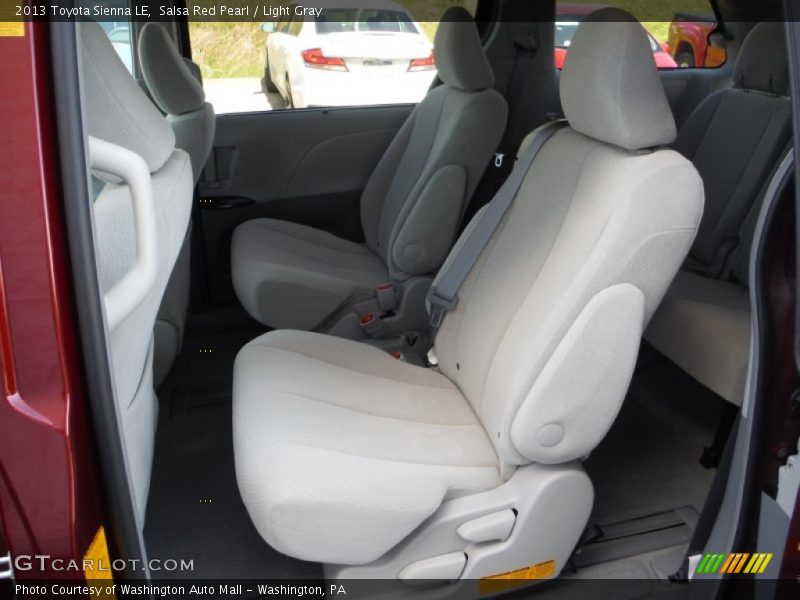 Salsa Red Pearl / Light Gray 2013 Toyota Sienna LE