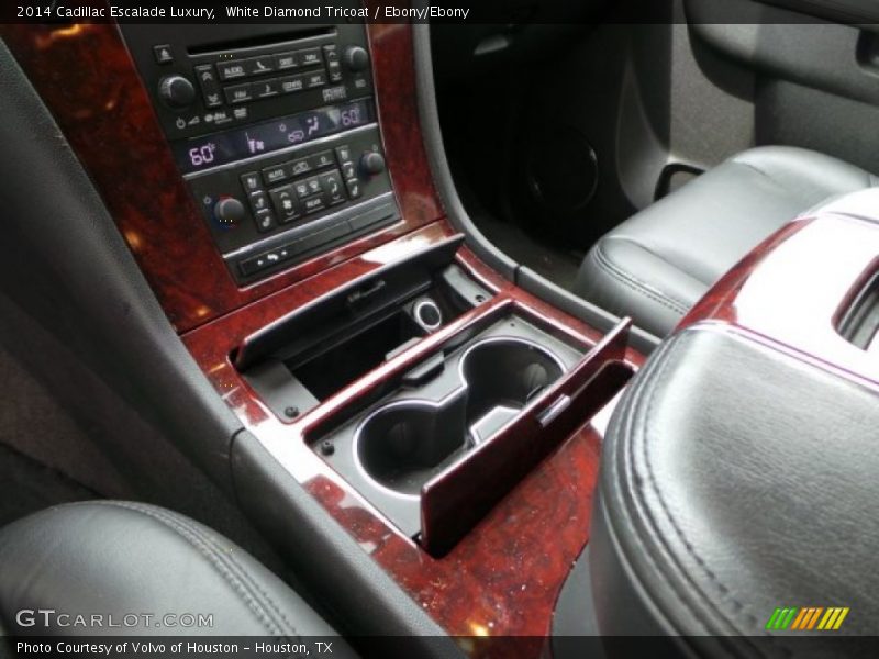 White Diamond Tricoat / Ebony/Ebony 2014 Cadillac Escalade Luxury