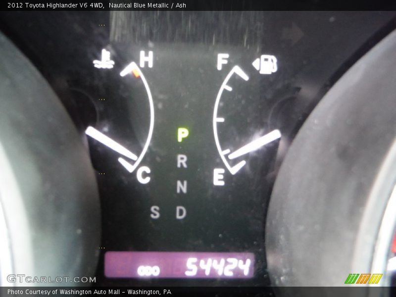 Nautical Blue Metallic / Ash 2012 Toyota Highlander V6 4WD