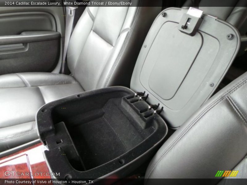 White Diamond Tricoat / Ebony/Ebony 2014 Cadillac Escalade Luxury