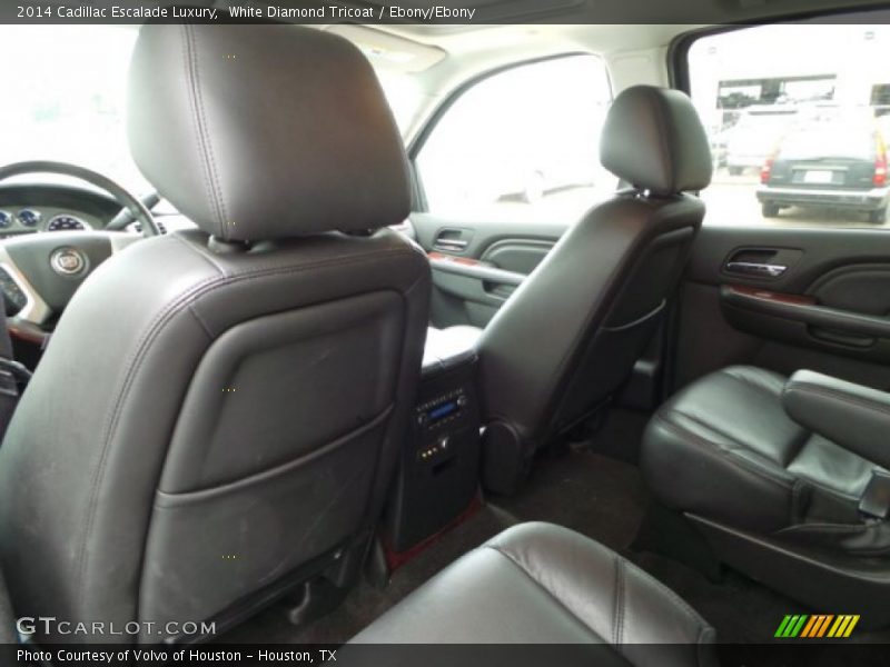 White Diamond Tricoat / Ebony/Ebony 2014 Cadillac Escalade Luxury
