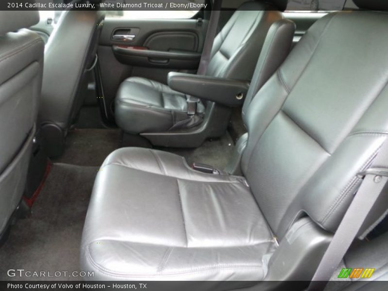 White Diamond Tricoat / Ebony/Ebony 2014 Cadillac Escalade Luxury