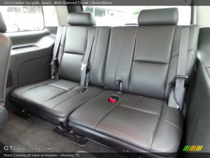 White Diamond Tricoat / Ebony/Ebony 2014 Cadillac Escalade Luxury