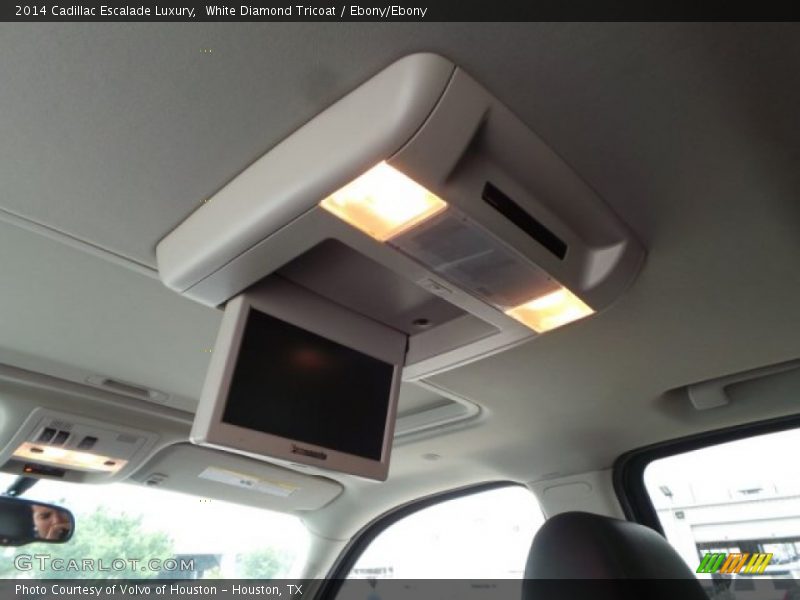 White Diamond Tricoat / Ebony/Ebony 2014 Cadillac Escalade Luxury