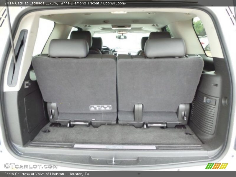 White Diamond Tricoat / Ebony/Ebony 2014 Cadillac Escalade Luxury