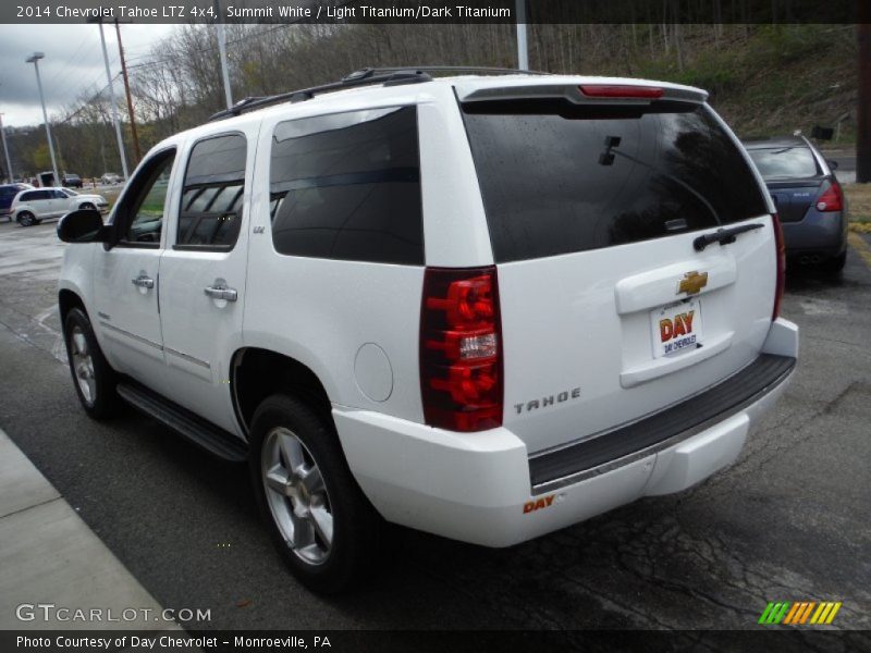 Summit White / Light Titanium/Dark Titanium 2014 Chevrolet Tahoe LTZ 4x4