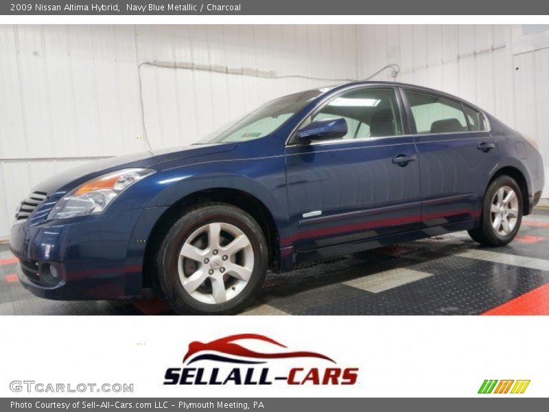 Navy Blue Metallic / Charcoal 2009 Nissan Altima Hybrid