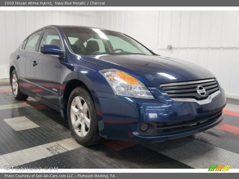 Navy Blue Metallic / Charcoal 2009 Nissan Altima Hybrid