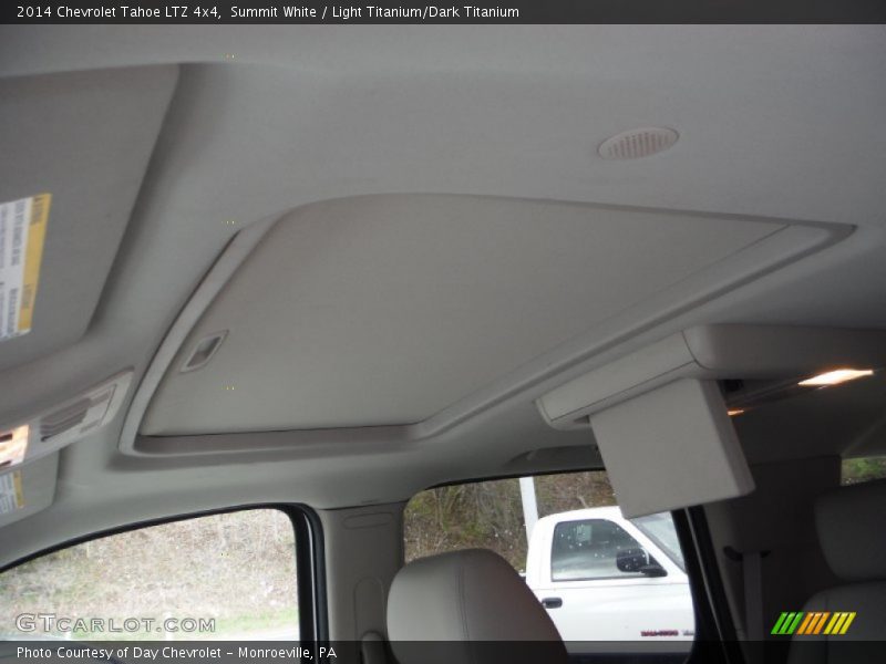 Summit White / Light Titanium/Dark Titanium 2014 Chevrolet Tahoe LTZ 4x4