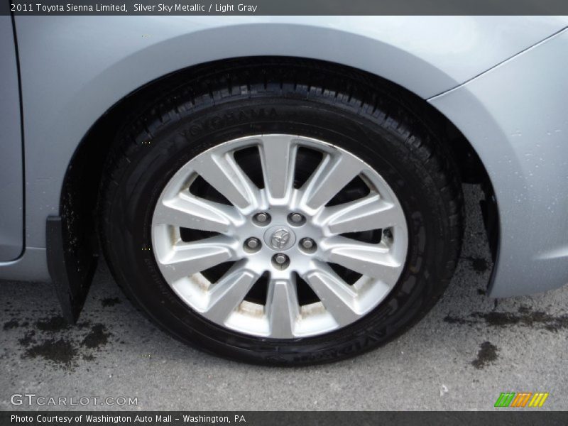 Silver Sky Metallic / Light Gray 2011 Toyota Sienna Limited