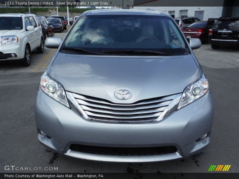 Silver Sky Metallic / Light Gray 2011 Toyota Sienna Limited