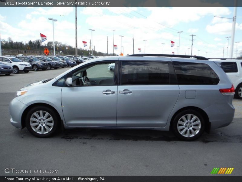Silver Sky Metallic / Light Gray 2011 Toyota Sienna Limited