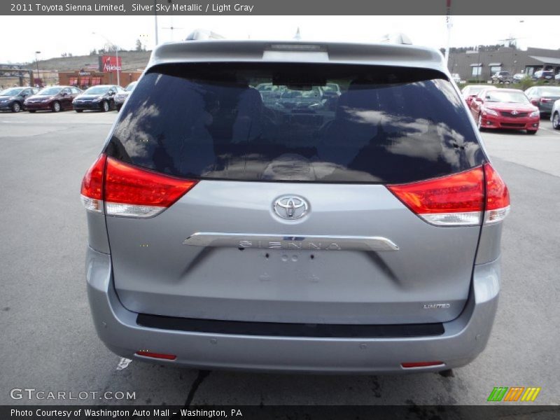 Silver Sky Metallic / Light Gray 2011 Toyota Sienna Limited