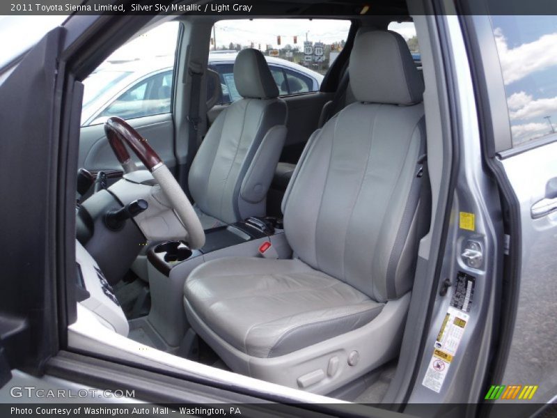 Silver Sky Metallic / Light Gray 2011 Toyota Sienna Limited