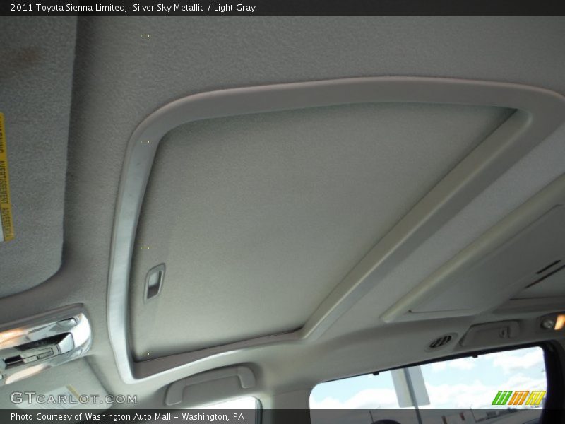 Silver Sky Metallic / Light Gray 2011 Toyota Sienna Limited