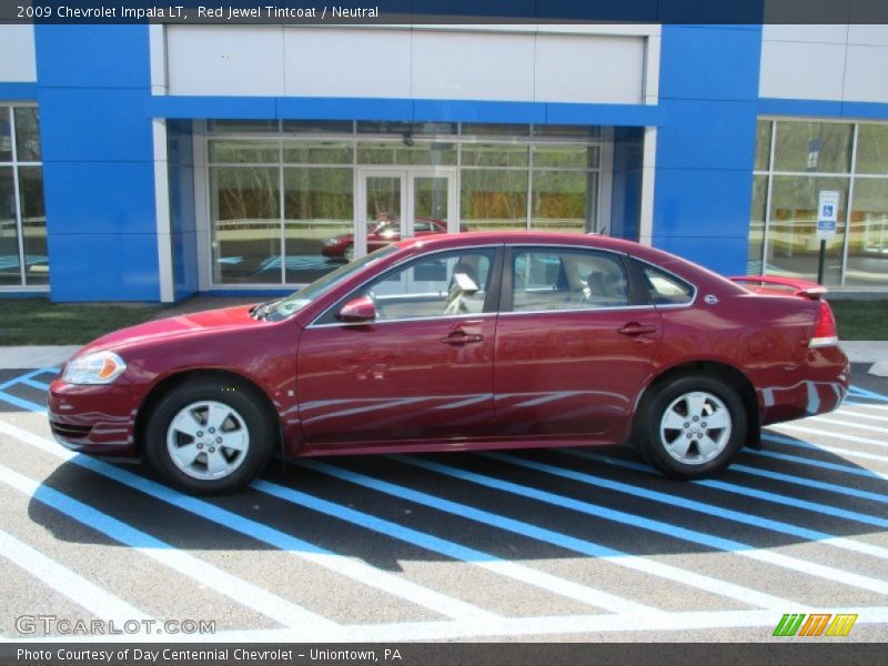 Red Jewel Tintcoat / Neutral 2009 Chevrolet Impala LT