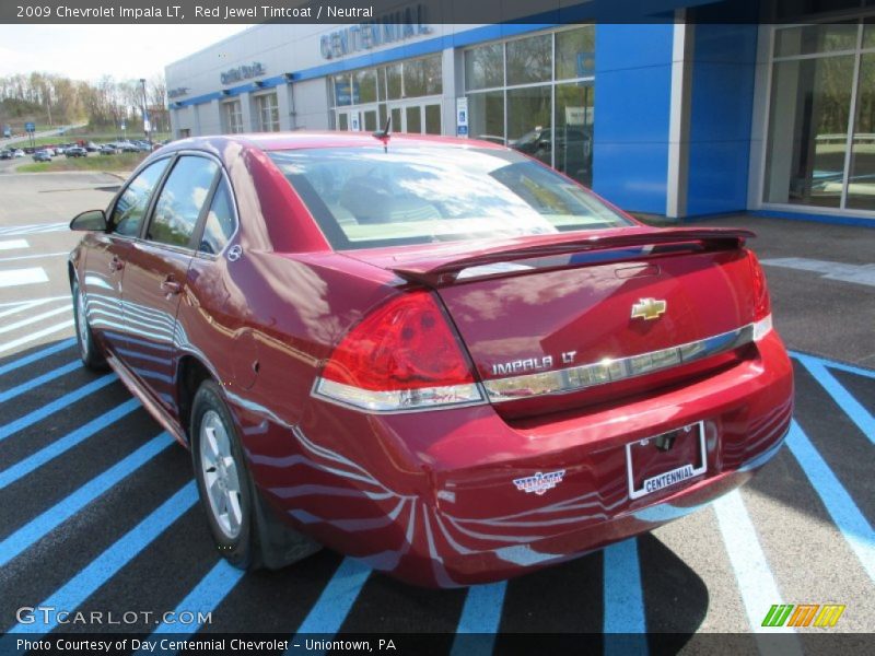 Red Jewel Tintcoat / Neutral 2009 Chevrolet Impala LT