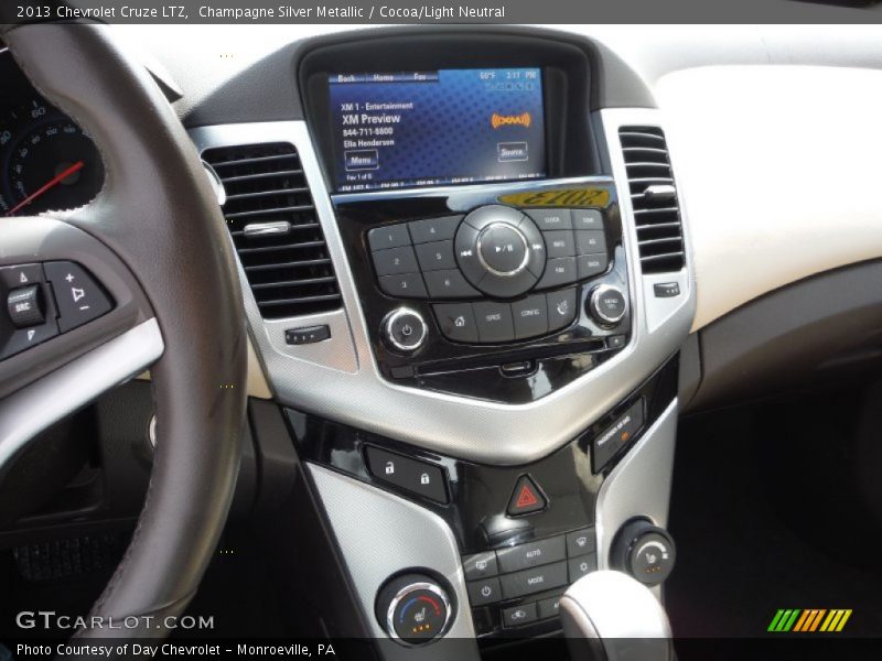 Champagne Silver Metallic / Cocoa/Light Neutral 2013 Chevrolet Cruze LTZ