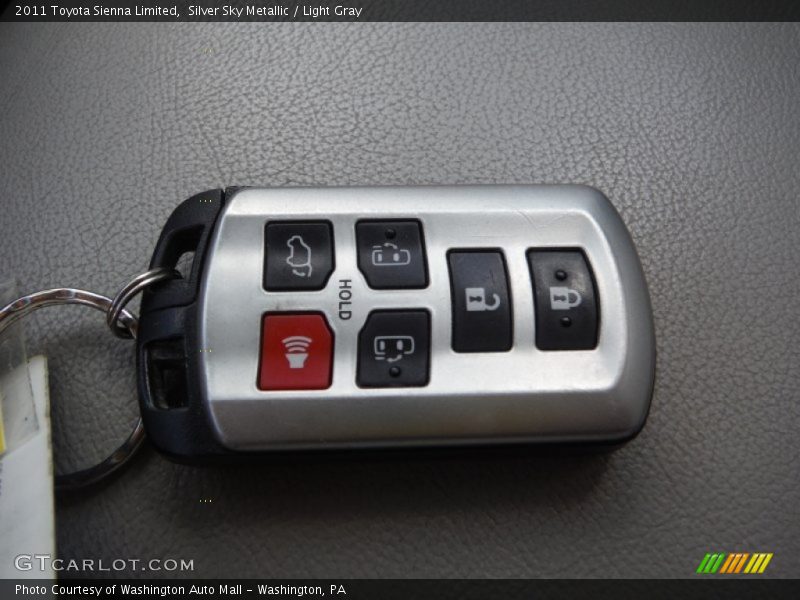 Silver Sky Metallic / Light Gray 2011 Toyota Sienna Limited