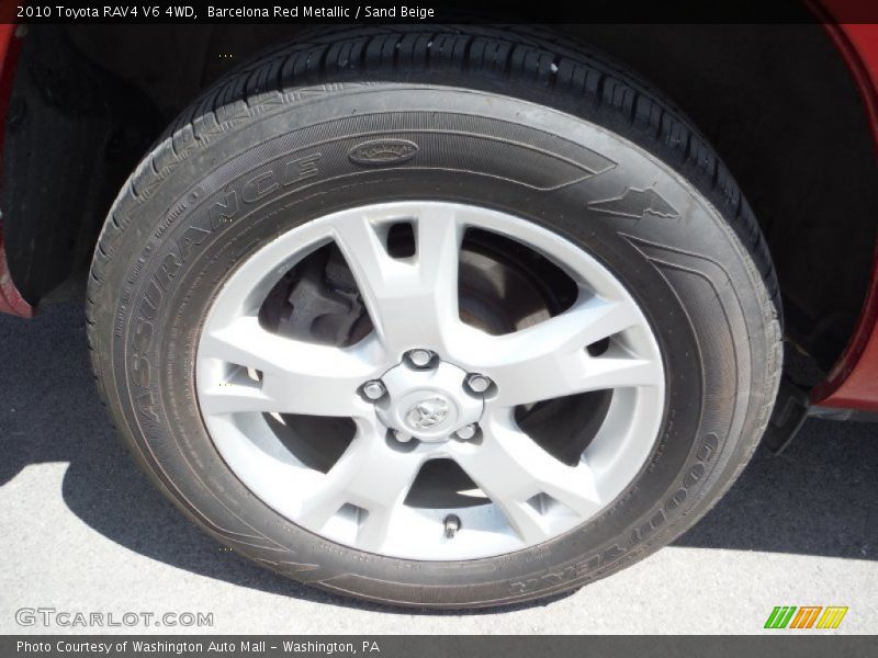 Barcelona Red Metallic / Sand Beige 2010 Toyota RAV4 V6 4WD