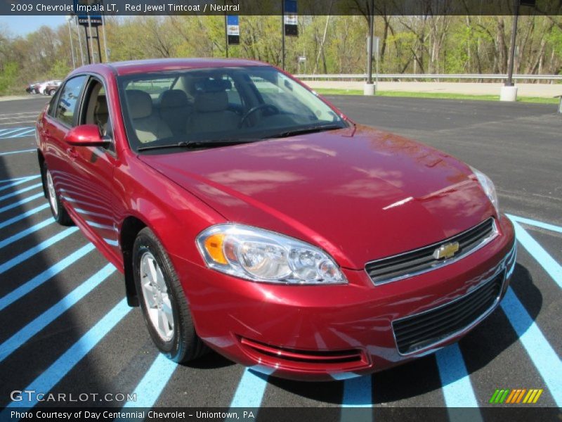 Red Jewel Tintcoat / Neutral 2009 Chevrolet Impala LT