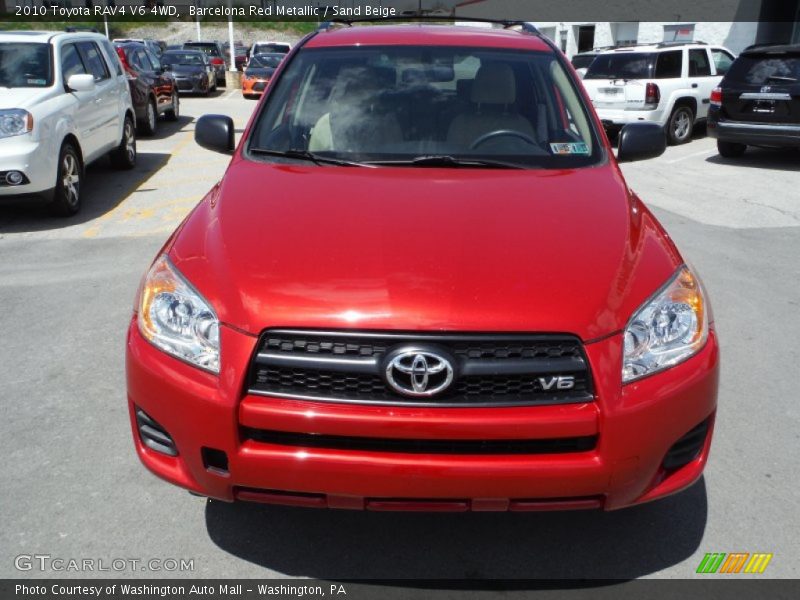 Barcelona Red Metallic / Sand Beige 2010 Toyota RAV4 V6 4WD