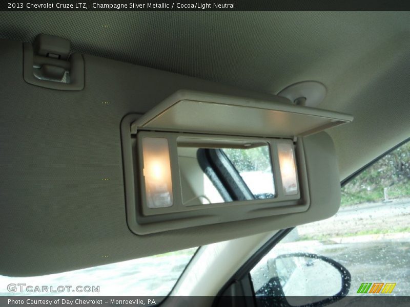 Champagne Silver Metallic / Cocoa/Light Neutral 2013 Chevrolet Cruze LTZ