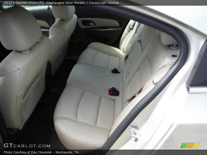 Champagne Silver Metallic / Cocoa/Light Neutral 2013 Chevrolet Cruze LTZ