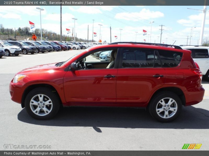 Barcelona Red Metallic / Sand Beige 2010 Toyota RAV4 V6 4WD