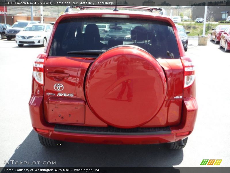 Barcelona Red Metallic / Sand Beige 2010 Toyota RAV4 V6 4WD