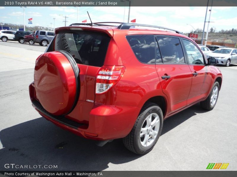 Barcelona Red Metallic / Sand Beige 2010 Toyota RAV4 V6 4WD