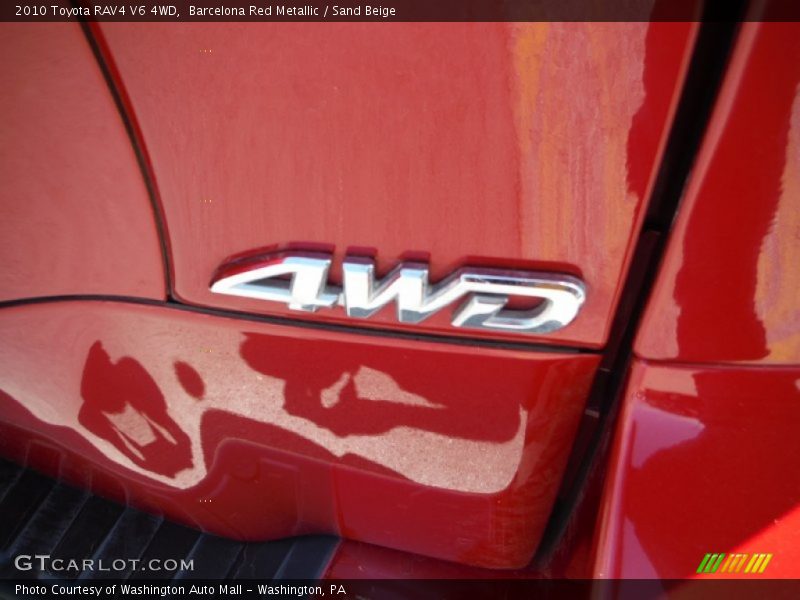 Barcelona Red Metallic / Sand Beige 2010 Toyota RAV4 V6 4WD