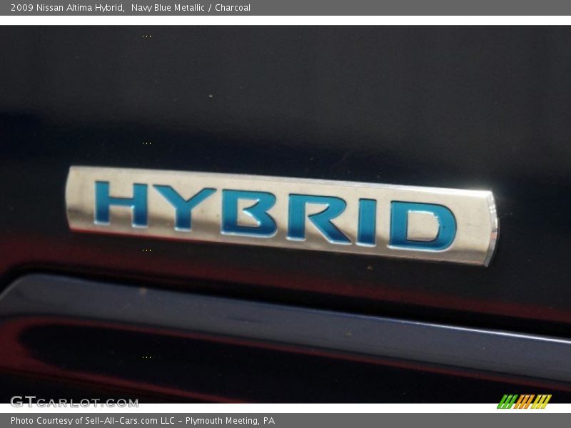 Navy Blue Metallic / Charcoal 2009 Nissan Altima Hybrid