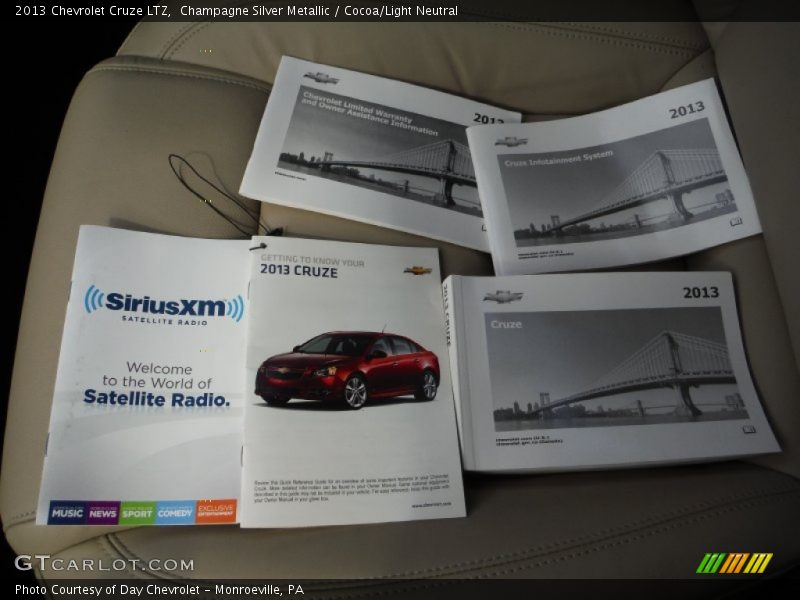 Champagne Silver Metallic / Cocoa/Light Neutral 2013 Chevrolet Cruze LTZ