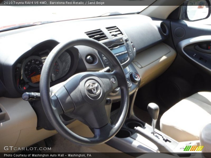 Barcelona Red Metallic / Sand Beige 2010 Toyota RAV4 V6 4WD