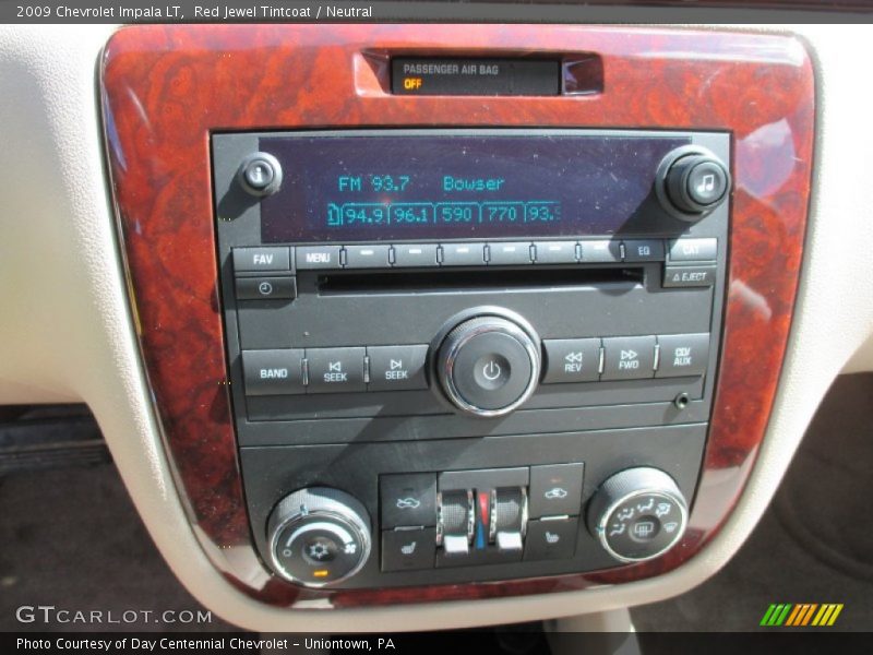 Red Jewel Tintcoat / Neutral 2009 Chevrolet Impala LT