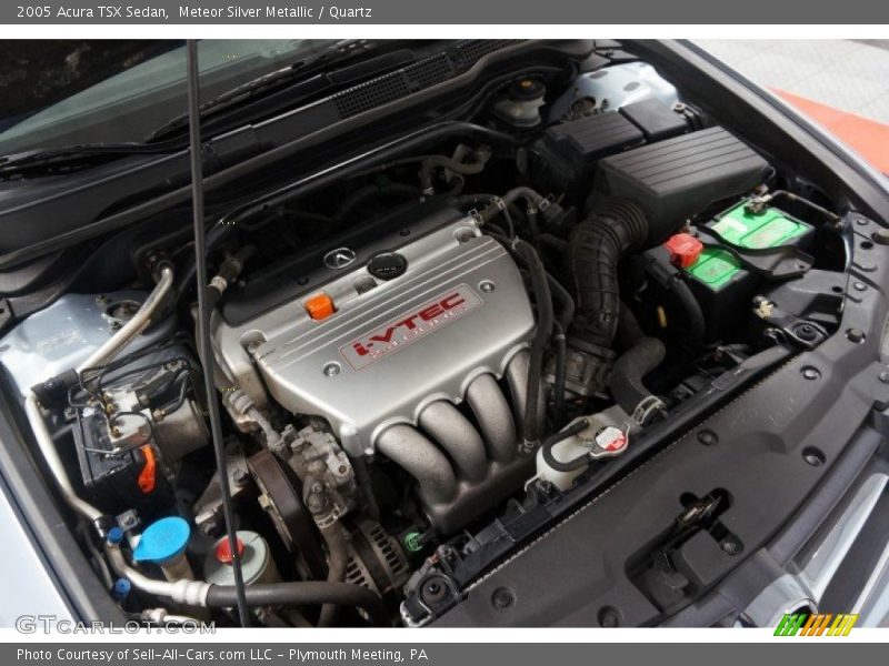 Meteor Silver Metallic / Quartz 2005 Acura TSX Sedan