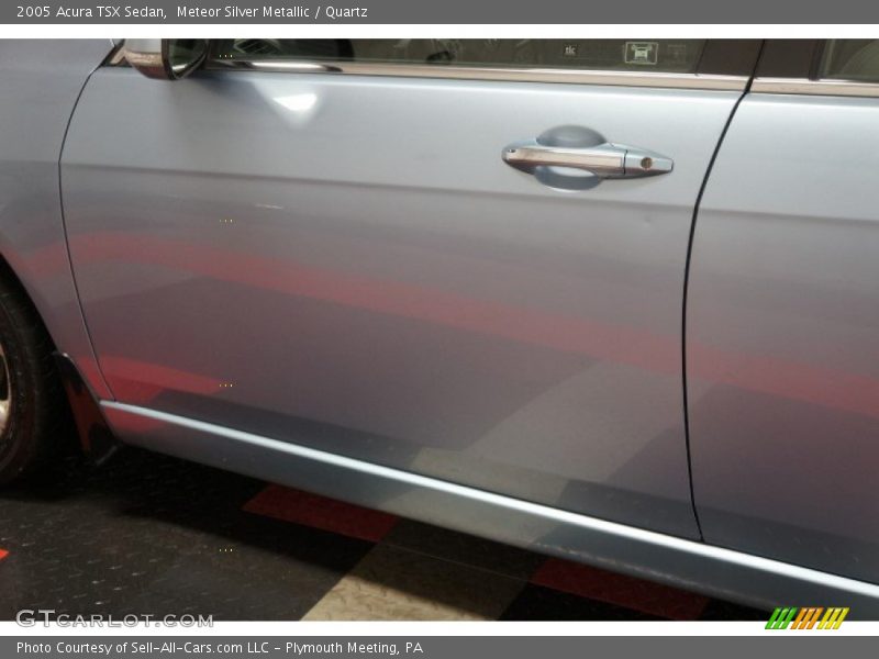Meteor Silver Metallic / Quartz 2005 Acura TSX Sedan