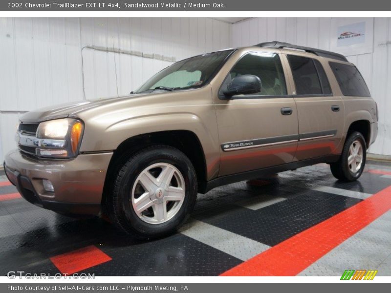Sandalwood Metallic / Medium Oak 2002 Chevrolet TrailBlazer EXT LT 4x4