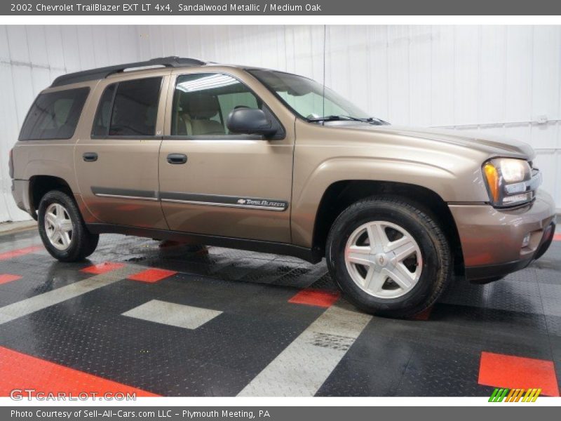 Sandalwood Metallic / Medium Oak 2002 Chevrolet TrailBlazer EXT LT 4x4