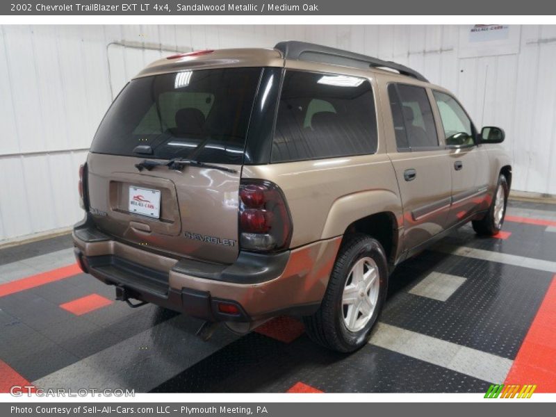 Sandalwood Metallic / Medium Oak 2002 Chevrolet TrailBlazer EXT LT 4x4
