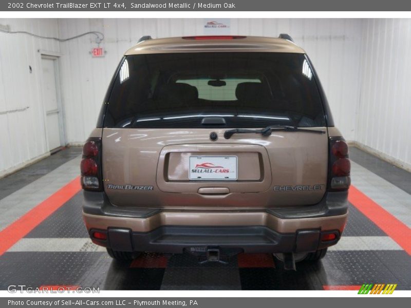 Sandalwood Metallic / Medium Oak 2002 Chevrolet TrailBlazer EXT LT 4x4