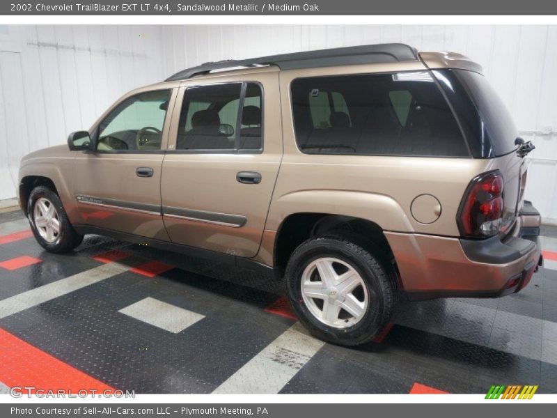 Sandalwood Metallic / Medium Oak 2002 Chevrolet TrailBlazer EXT LT 4x4
