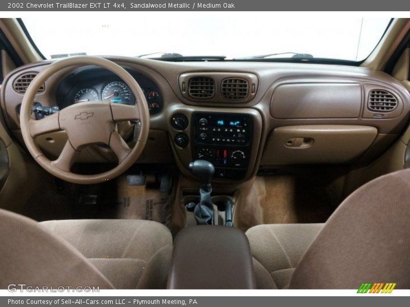 Sandalwood Metallic / Medium Oak 2002 Chevrolet TrailBlazer EXT LT 4x4