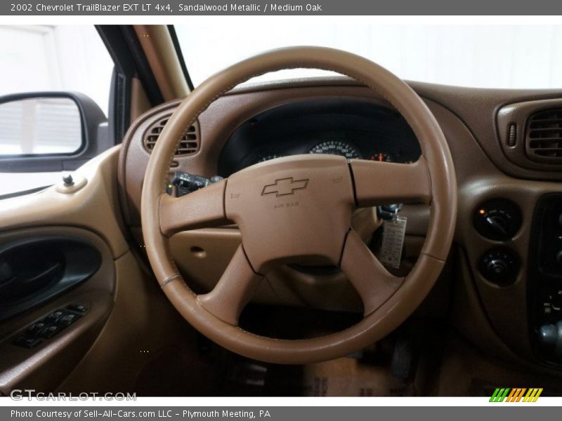 Sandalwood Metallic / Medium Oak 2002 Chevrolet TrailBlazer EXT LT 4x4