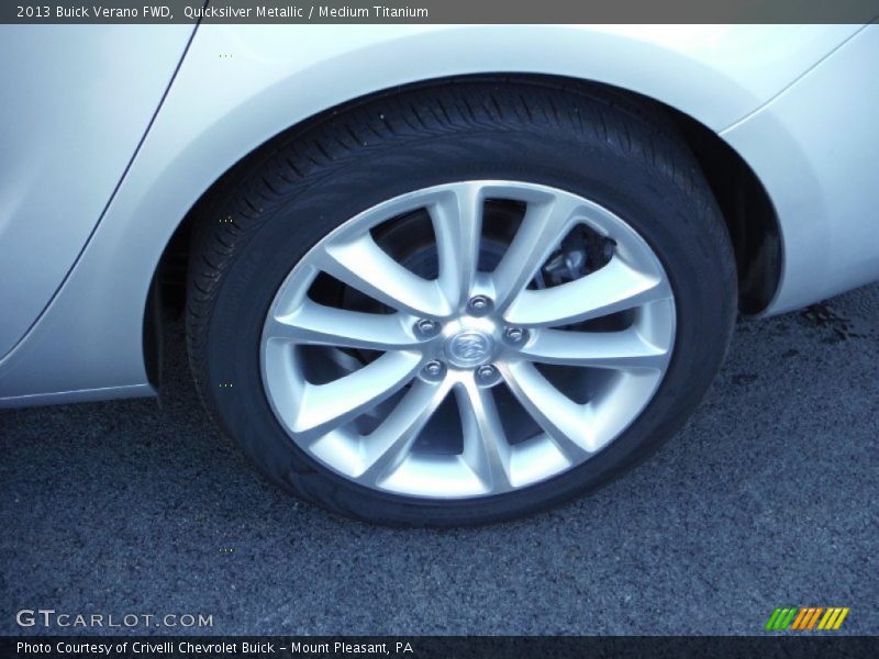 Quicksilver Metallic / Medium Titanium 2013 Buick Verano FWD